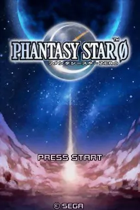 Phantasy Star 0 (USA) screen shot title